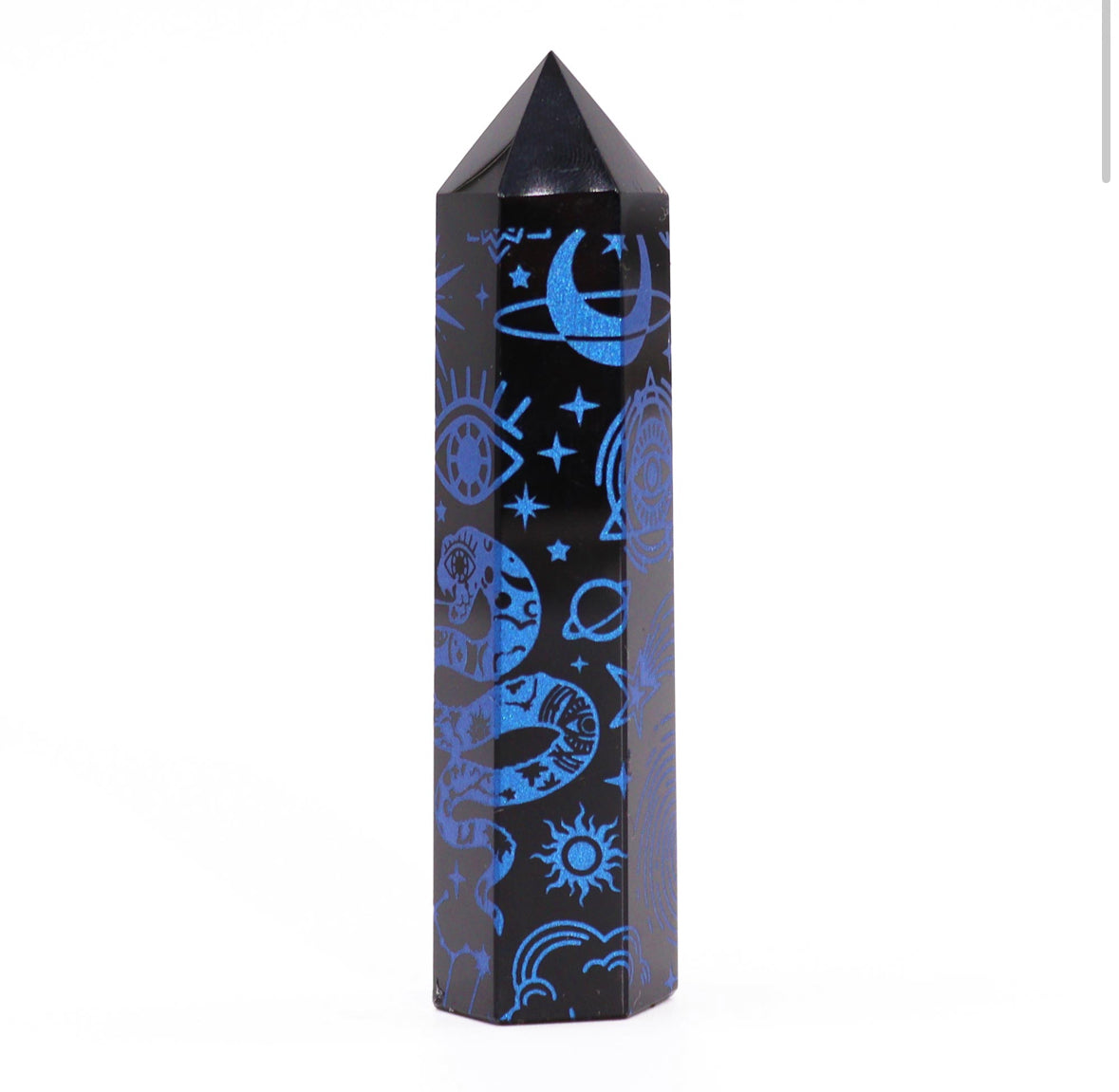 Black Obsidian Point - Mystic Story - Midnight Blue 🇬🇧