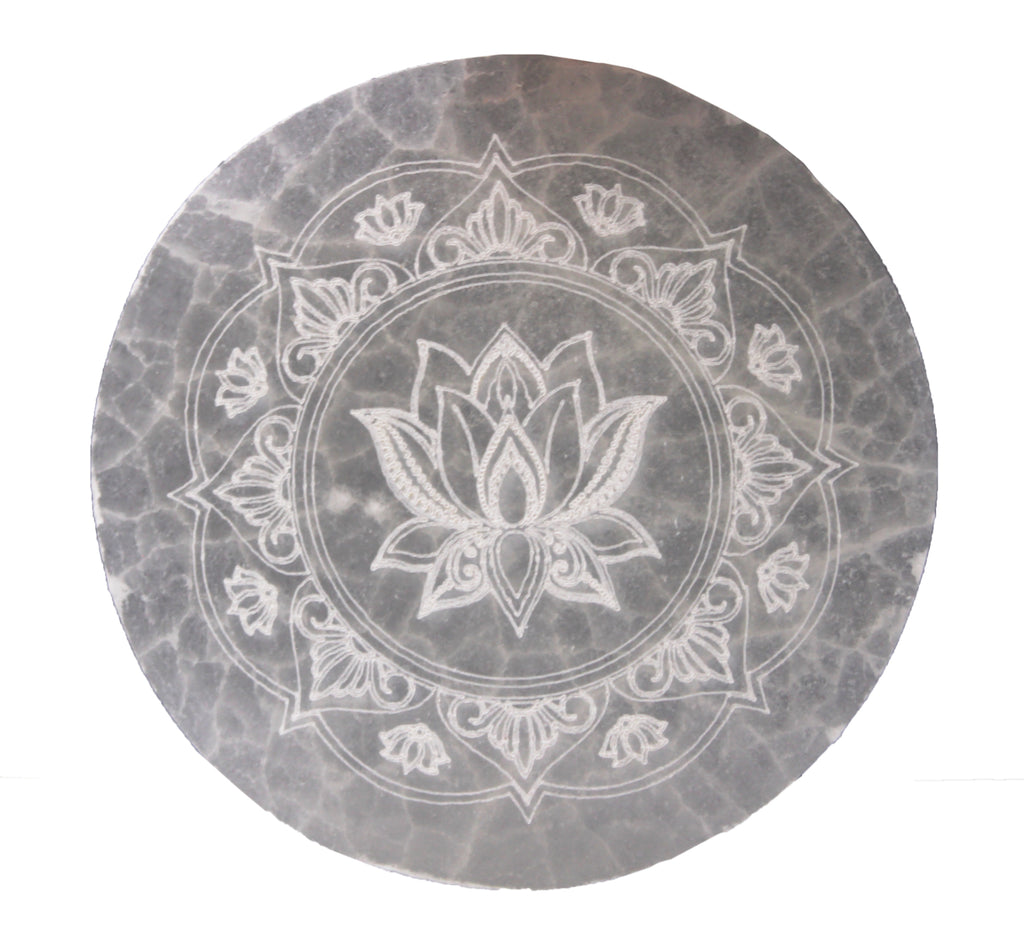 Medium Charging Plate 10cm - Lotus Mandala 🇬🇧
