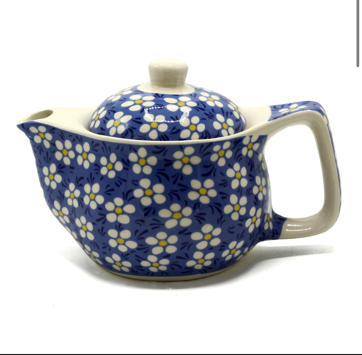 Small Herbal Teapot - Blue Daisey 🇬🇧
