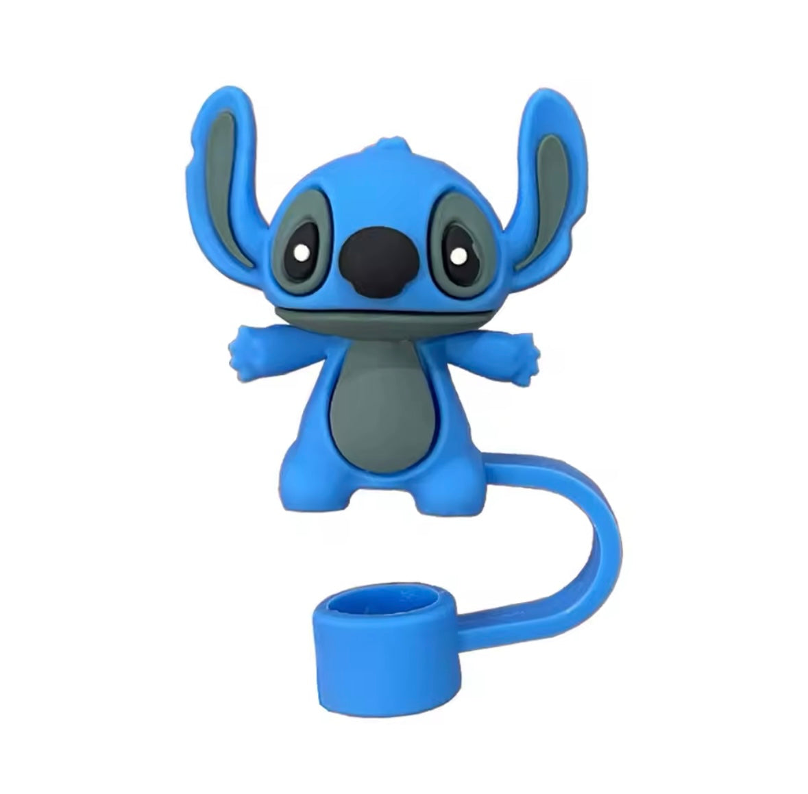 Stitch Series Straw Cover Cap for Stanley Cup 10mm Silicone Straw Tips Lids Reusable Dust-Proof Straw Topper 🇨🇳
