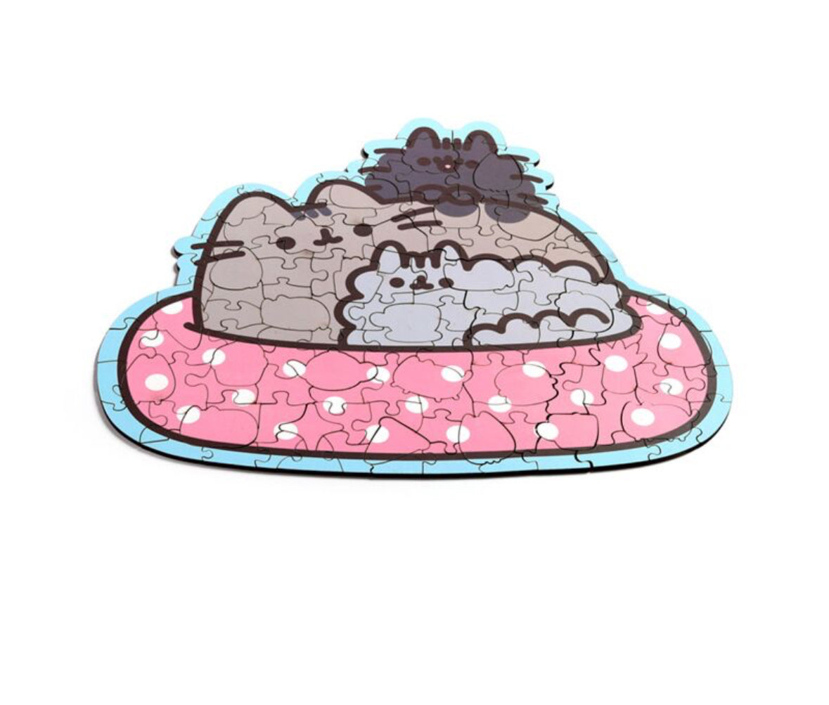 130pc Wooden Jigsaw Puzzle - Pusheen the Cat Core 🇬🇧