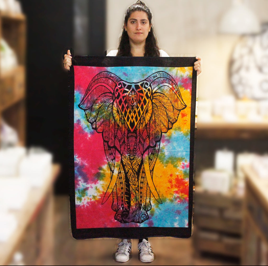 Cotton Wall Art - Elephant 🇬🇧