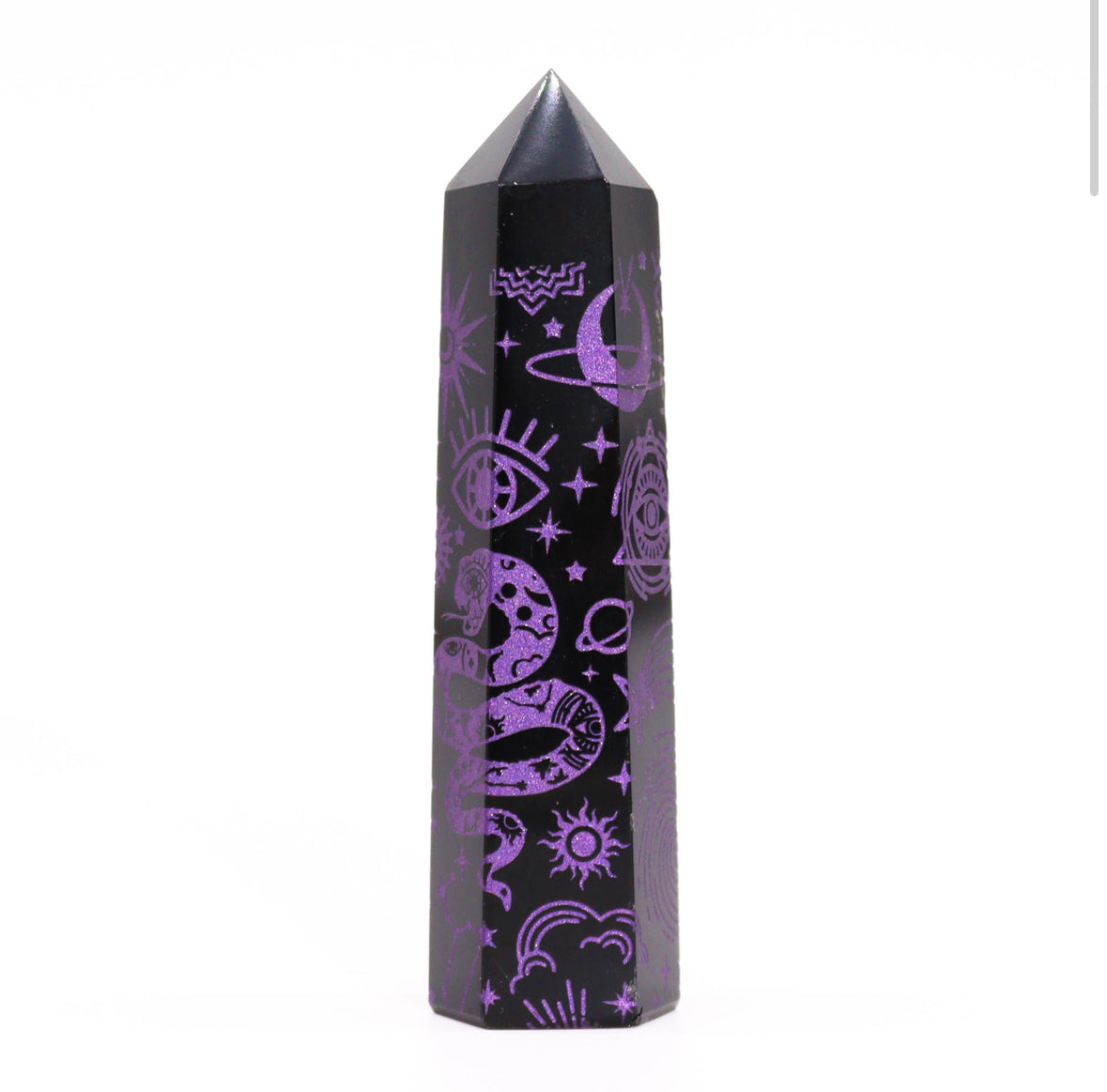 Black Obsidian Point - Mystic Story - Deep Purple 🇬🇧