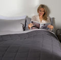 Supersoft Weighted 6kg Blanket, Charcoal - 125 x 180cm 🇬🇧