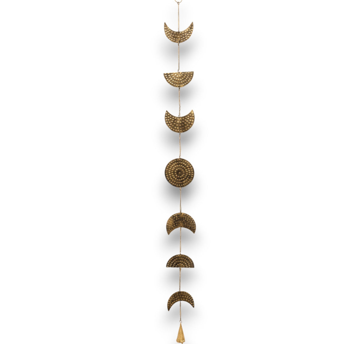 Indian Chimes - Brass Moon Phases Drop with Bell 🇬🇧