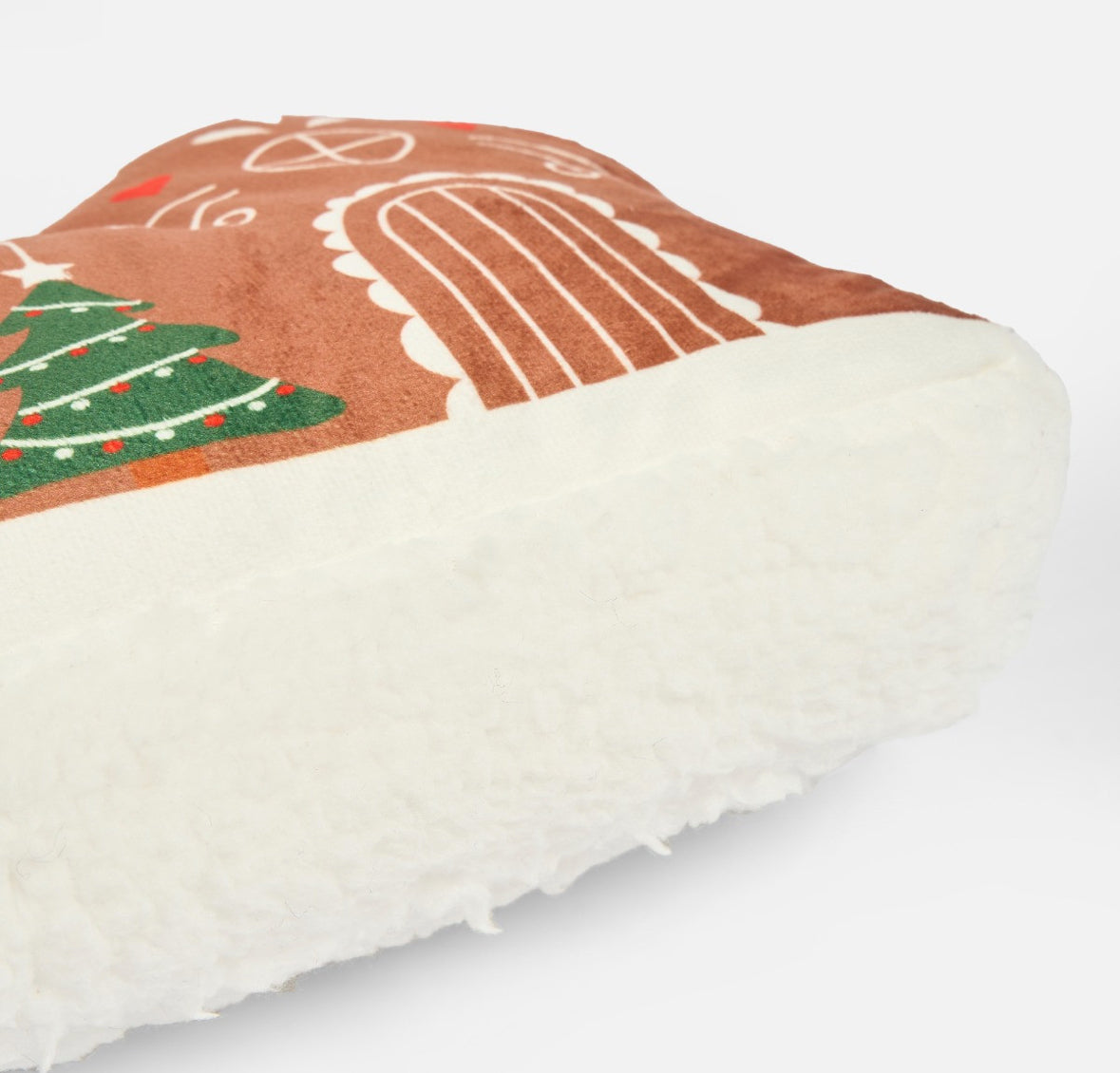 Gingerbread House Draught Excluder - Brown 🇬🇧