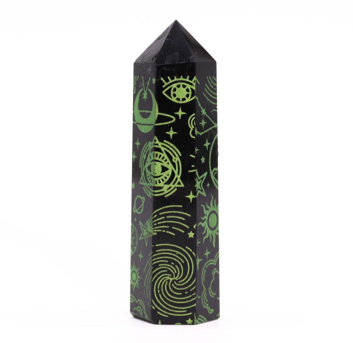 Black Obsidian Point - Mystic Story - Forest Green 🇬🇧