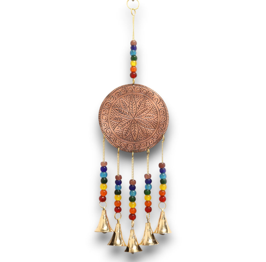 Indian Chimes - Med Tree of Life - Chakra Beads 5 Bells 🇬🇧