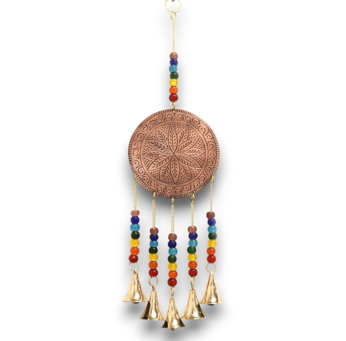 Indian Chimes - Med Tree of Life - Chakra Beads 5 Bells 🇬🇧