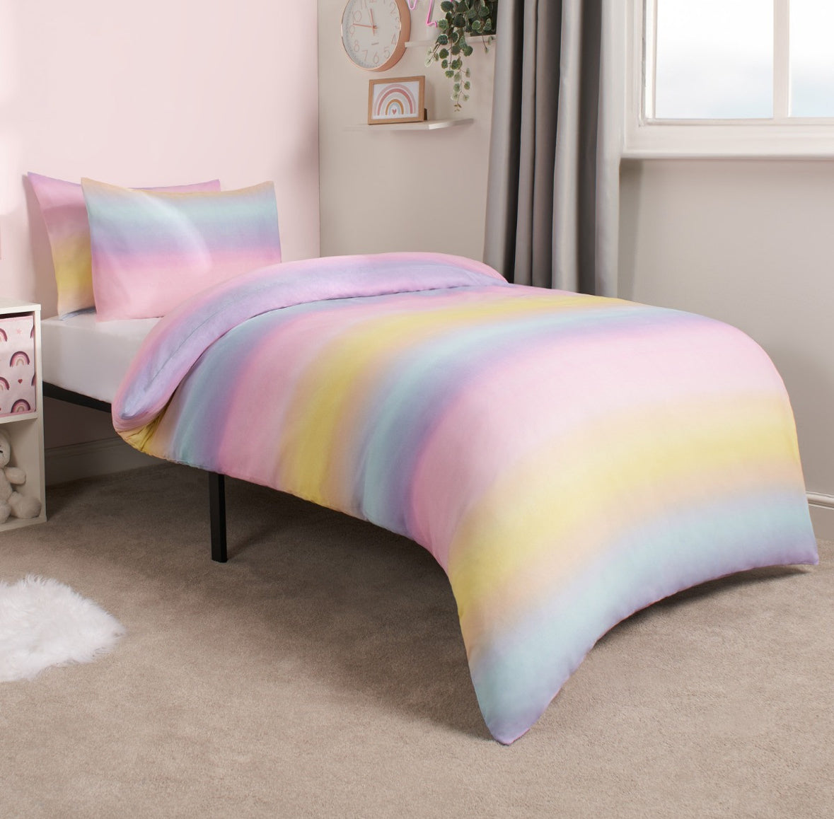 Rainbow Ombre Duvet Set - Multi 🇬🇧