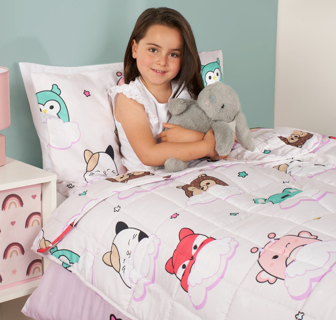 Squishmallows Dreams Weighted Blanket - Lilac 🇬🇧