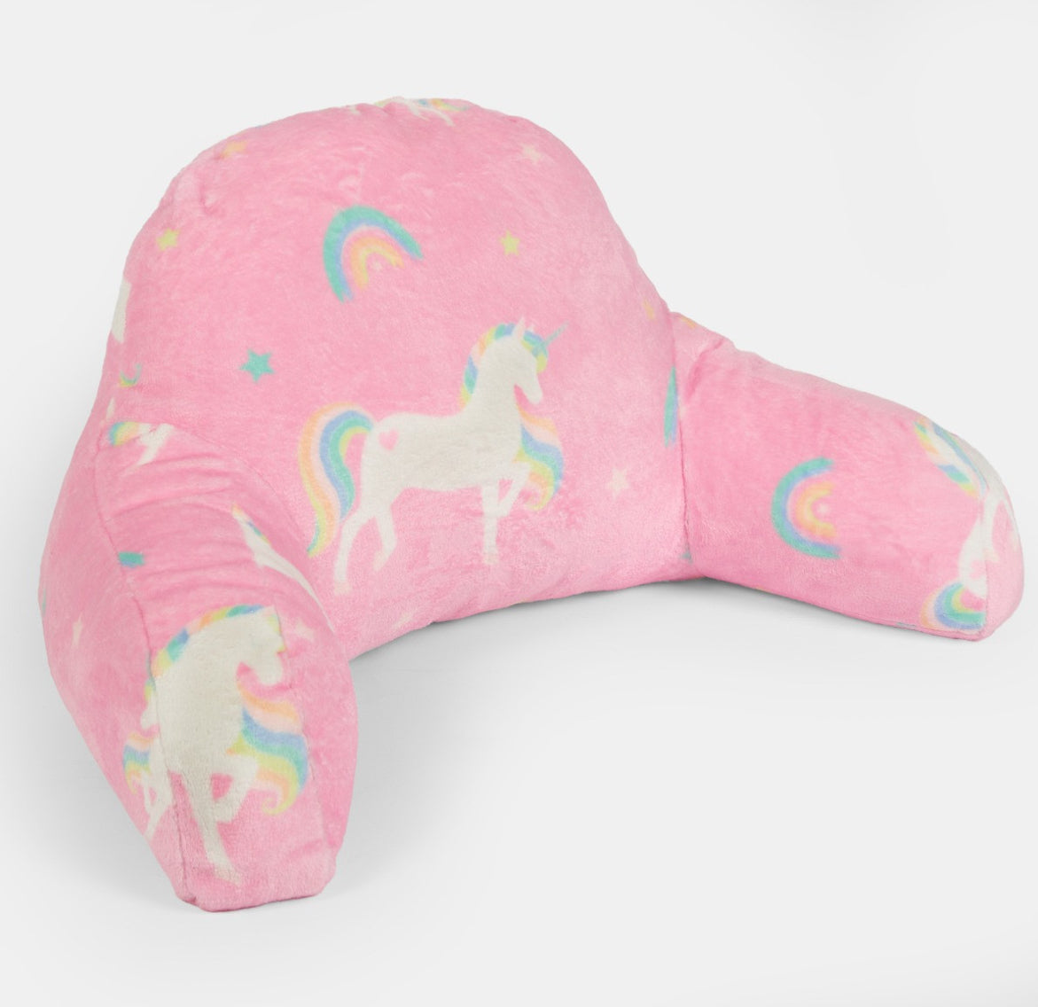 Kids Unicorn Fleece Cuddle Cushion - Pink 🇬🇧