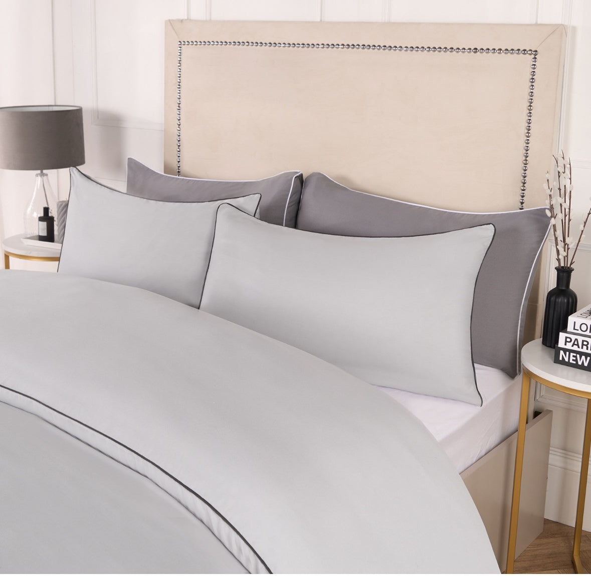 Piped Edge Duvet Set 🇬🇧