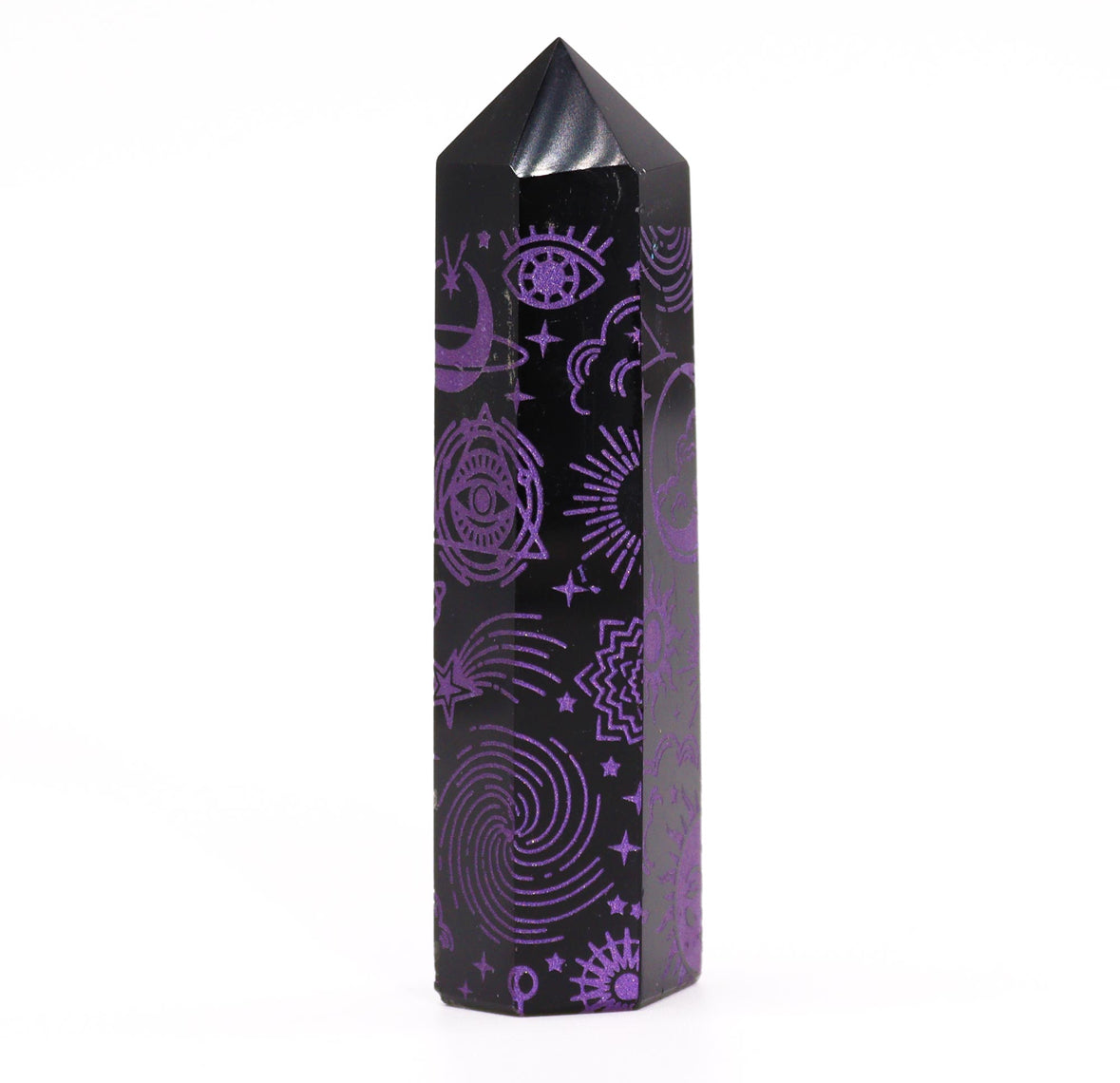 Black Obsidian Point - Mystic Story - Deep Purple 🇬🇧