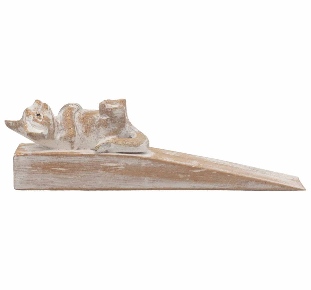 Hand carved Doorstop - Kitten 🇬🇧