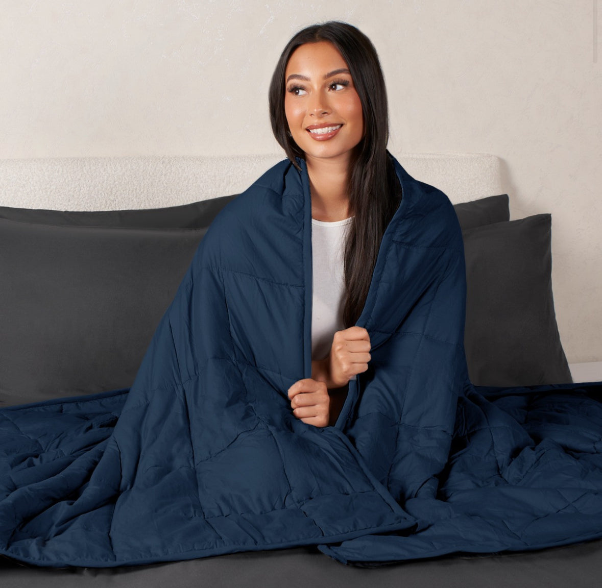 Cotton Weighted Blanket - Grey 🇬🇧