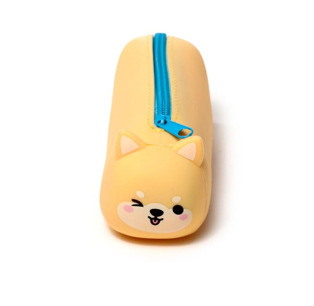Silicone Pencil Case - Adoramals Shiba Inu Dog 🇬🇧
