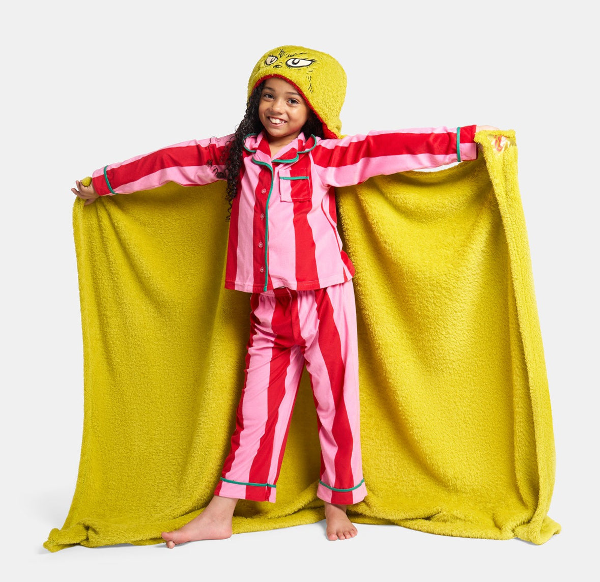 The Grinch Hooded Throw - Green 🇬🇧