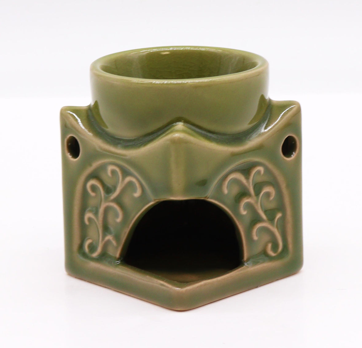 Square Buddha Burner - Light Jade 🇬🇧