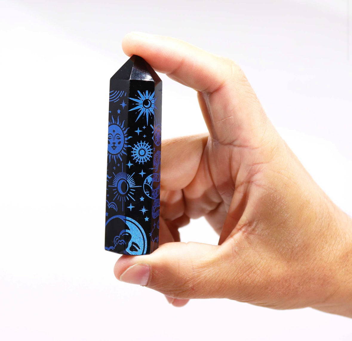 Black Obsidian Point - Mystic Story - Midnight Blue 🇬🇧