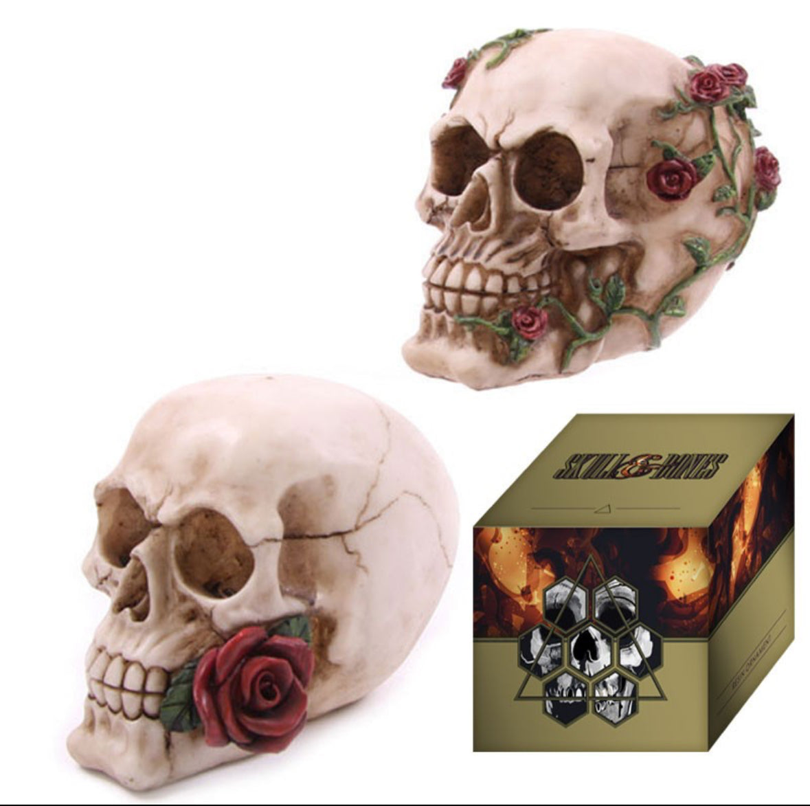 Skull with Roses - Random Design 🇬🇧
