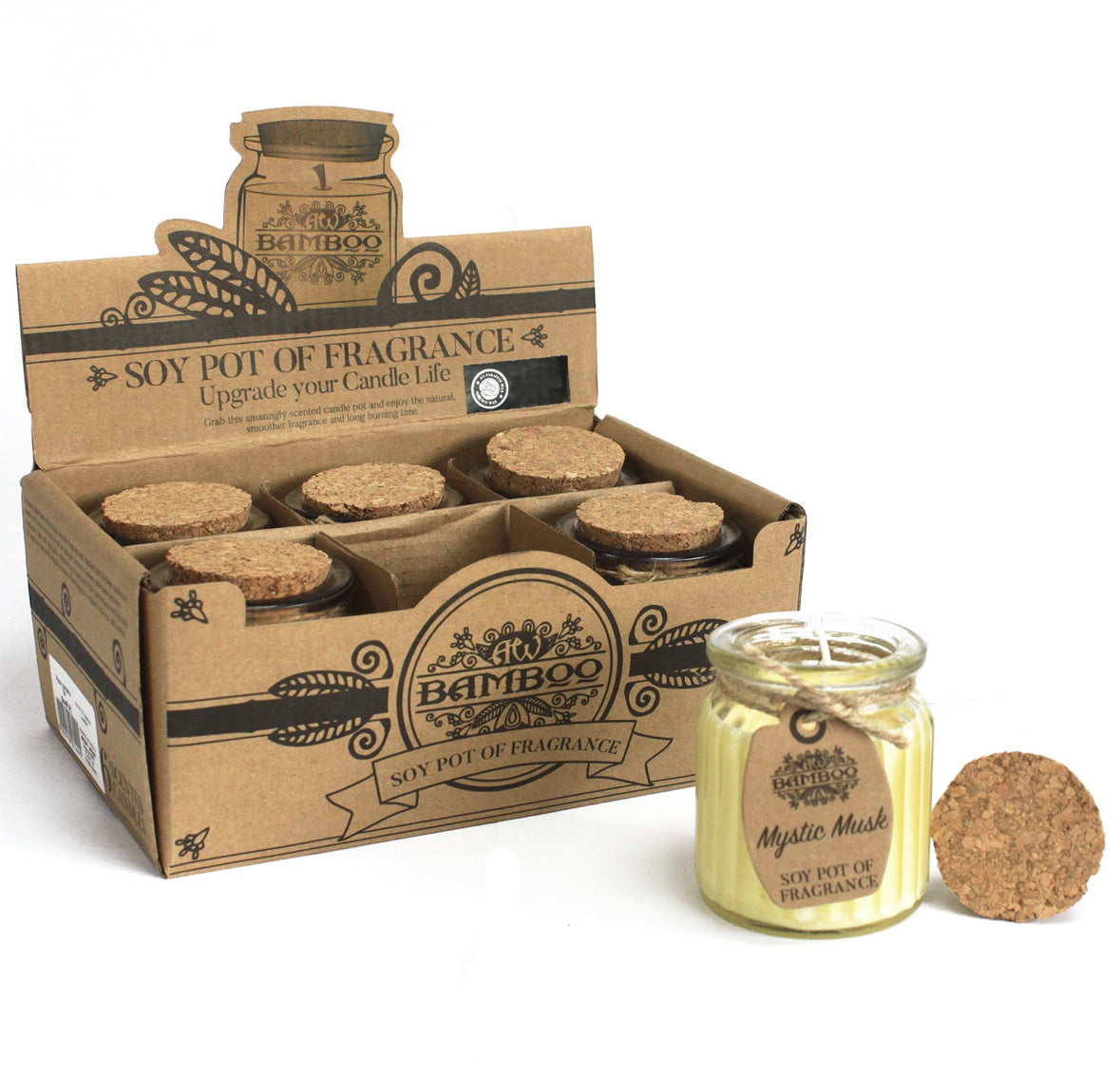 2x Mystic Musk Soy Pot of Fragrance Candles 🇬🇧