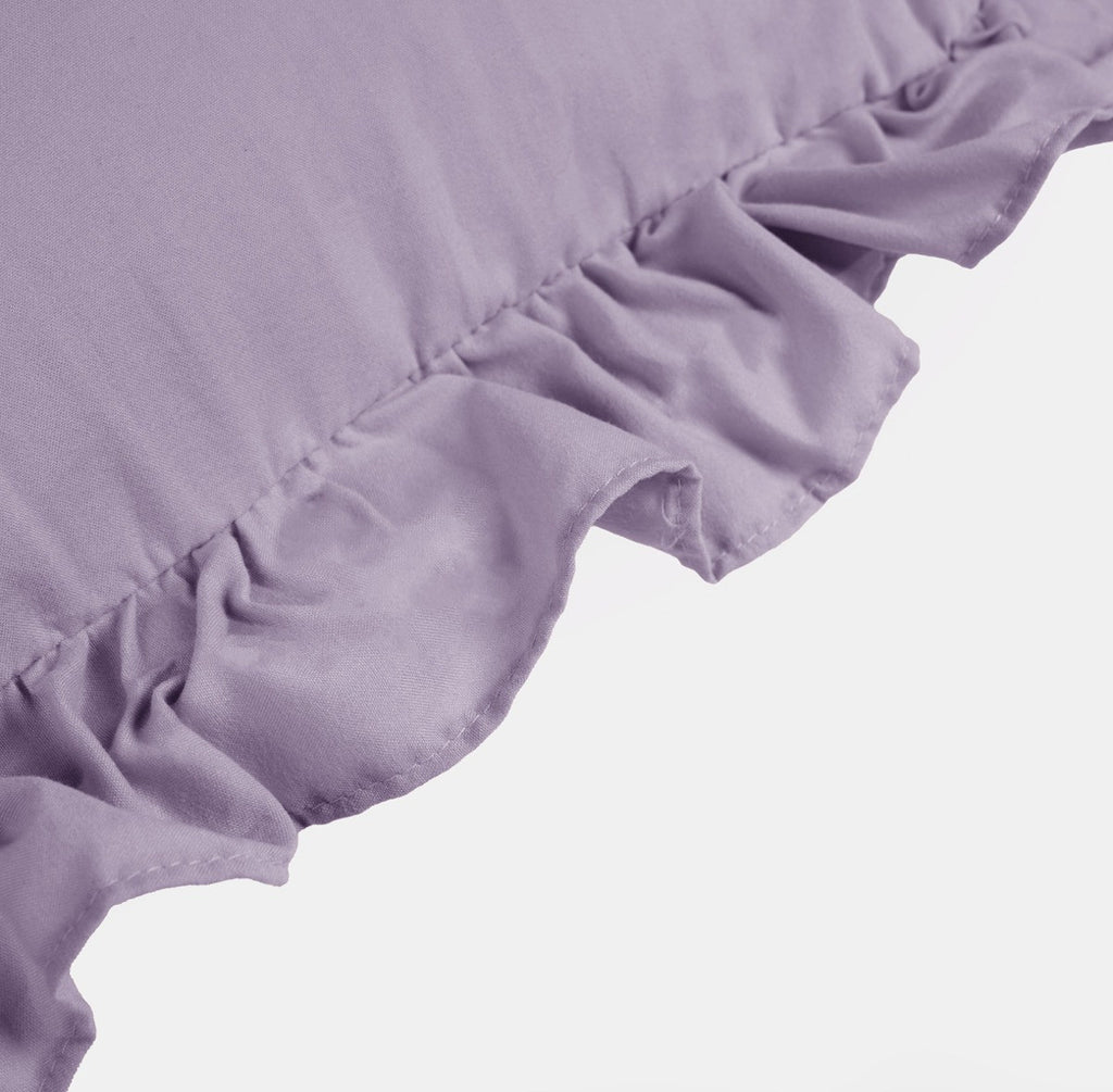 Frill Cushion Covers - Lilac 🇬🇧