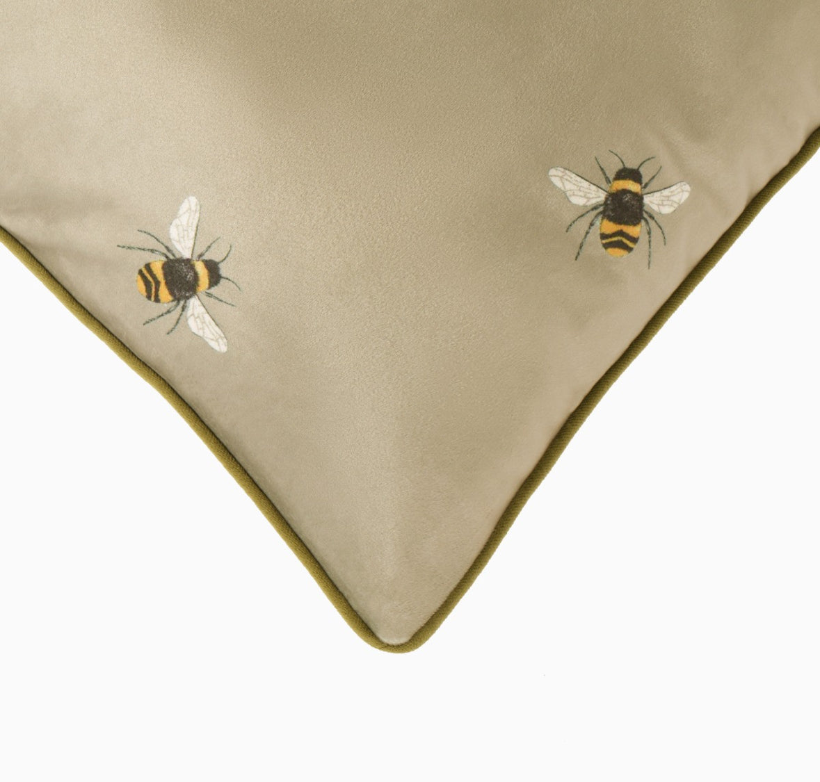 Matte Velvet Bee Print Cushion Covers 🇬🇧
