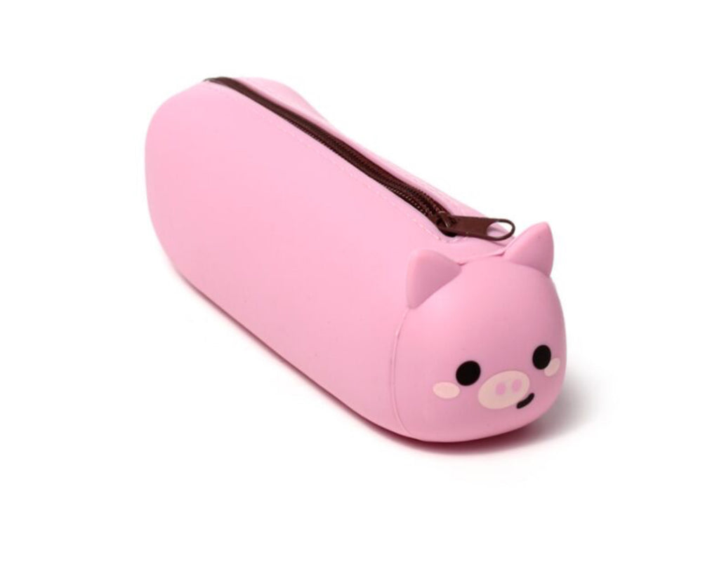 Silicone Pencil Case - Adoramals Pig 🇬🇧