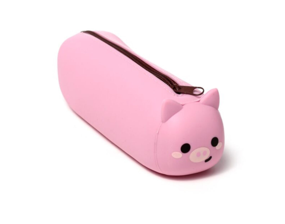 Silicone Pencil Case - Adoramals Pig 🇬🇧