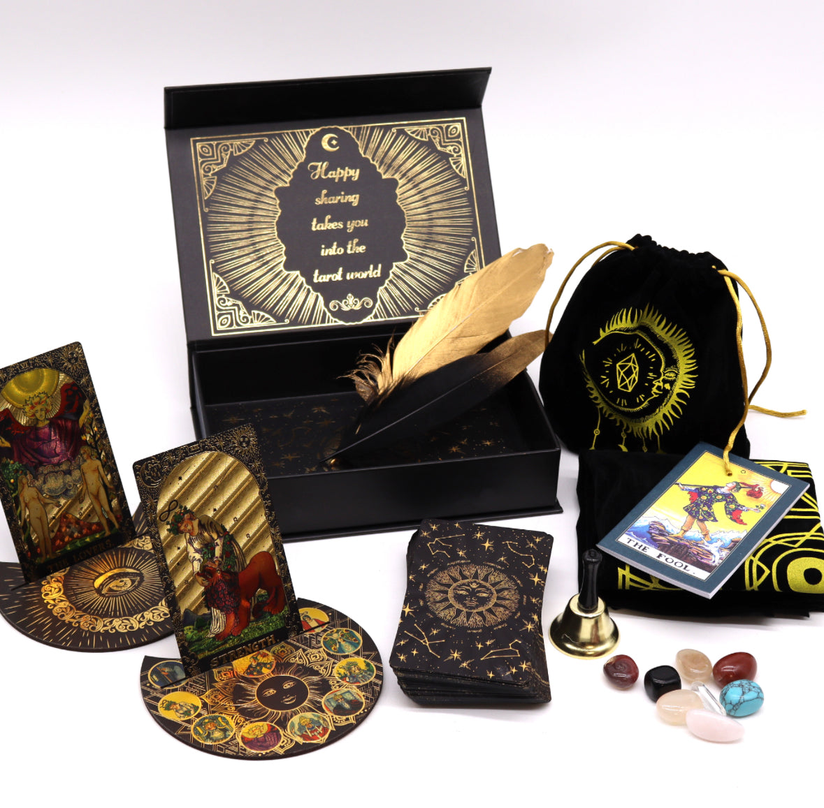 Gold Foil Tarot - Let the Magic Begin - Gift Set 🇬🇧
