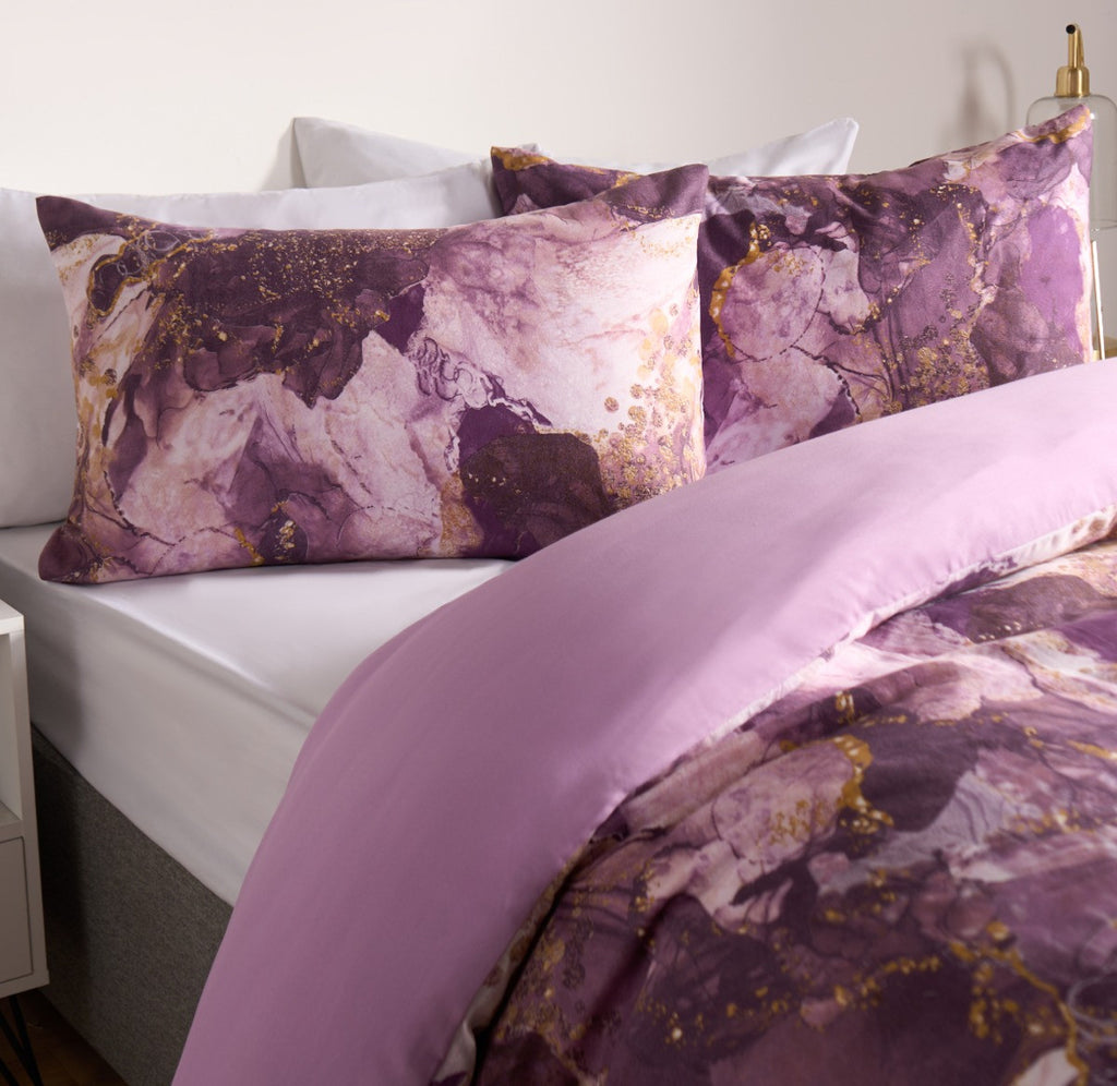 Marble Print Duvet Set- reversible 🇬🇧