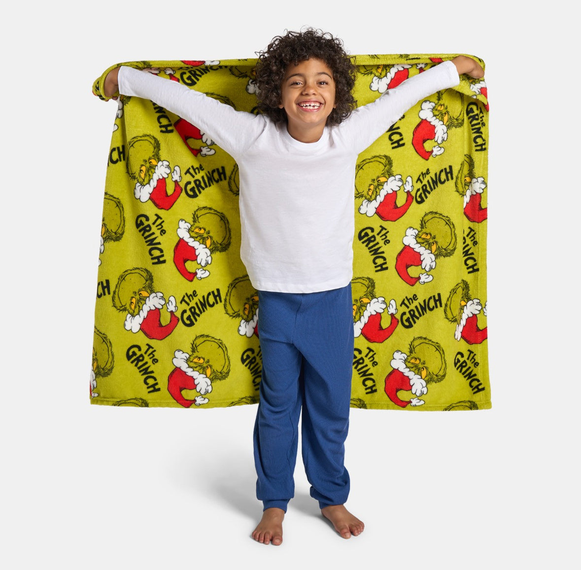 The Grinch Pinted Throw - Green 🇬🇧
