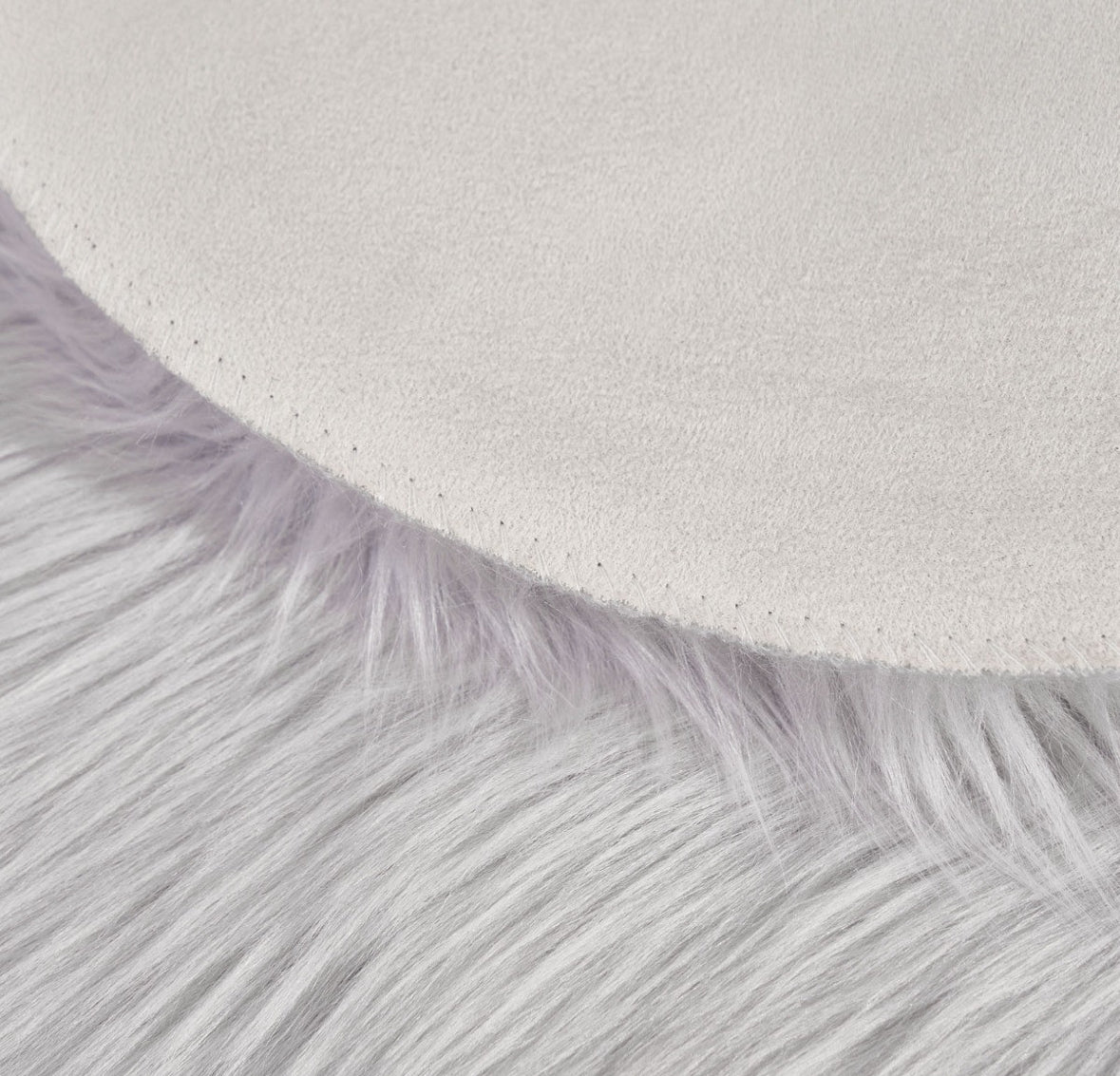 Faux Sheep skin Heart Rug-grey 🇬🇧