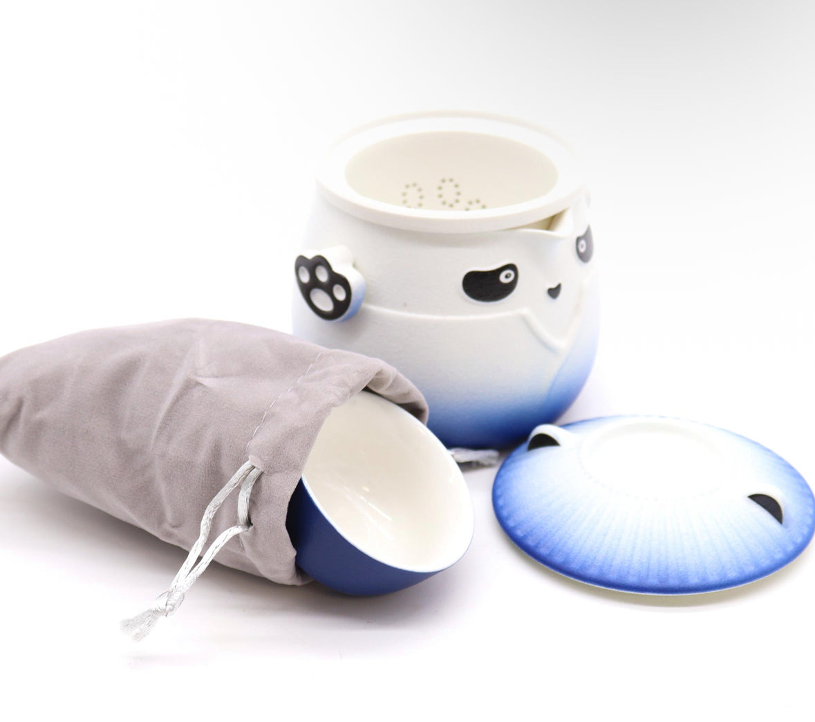 Panda Teapot Set & Three Cups 🇬🇧