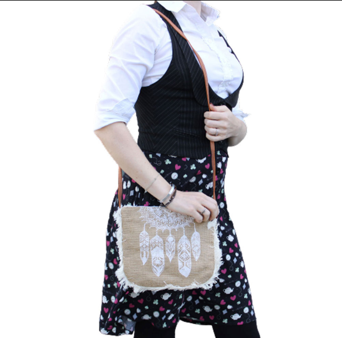 Fab Fringe Bag - Dream Catcher Print 🇬🇧