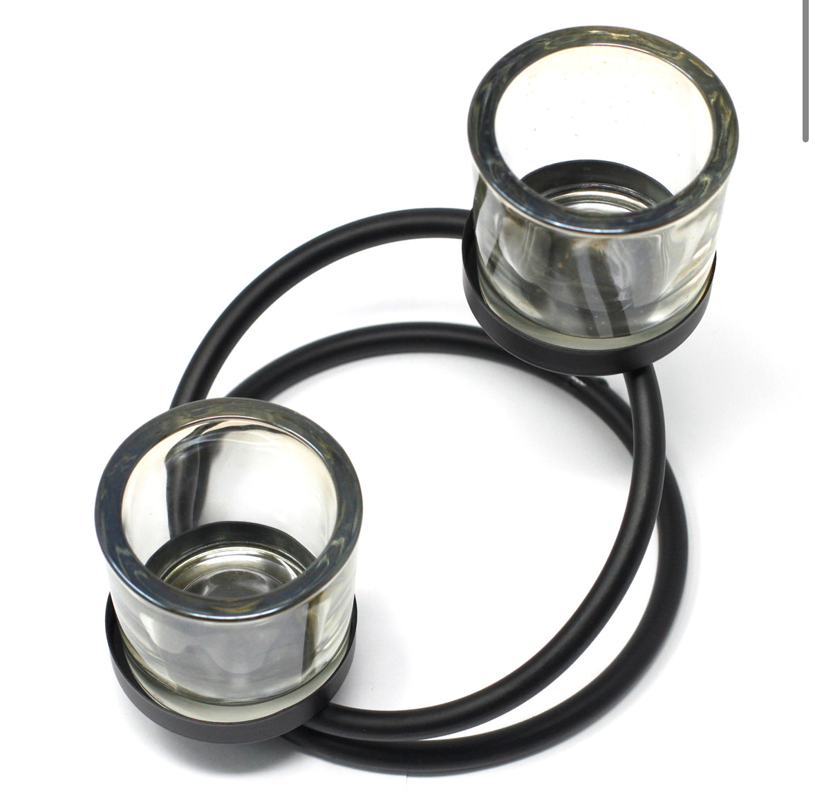 Centrepiece Iron Votive Candle Holder - 2 Cup Double Step 🇬🇧