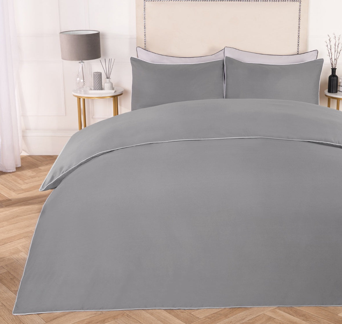 Piped Edge Duvet Set 🇬🇧