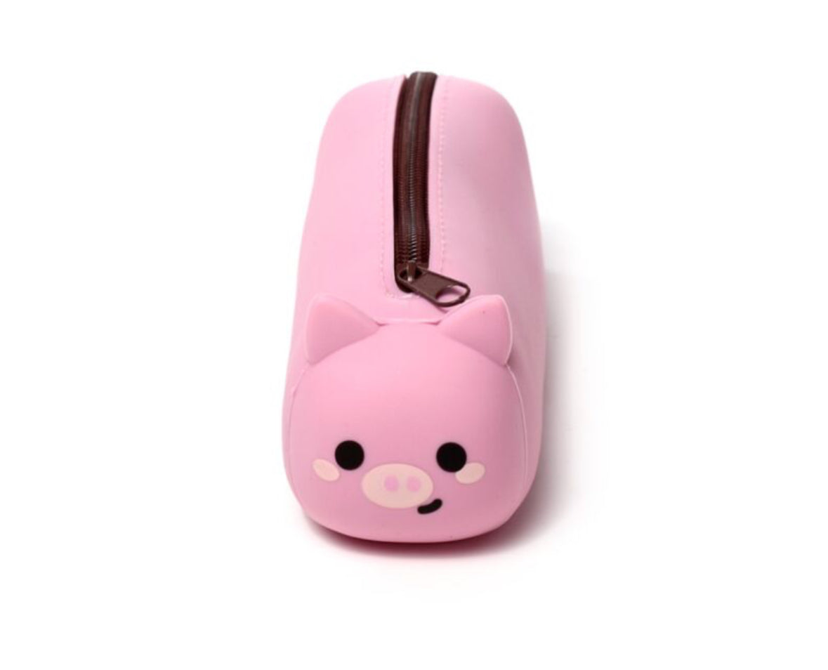 Silicone Pencil Case - Adoramals Pig 🇬🇧