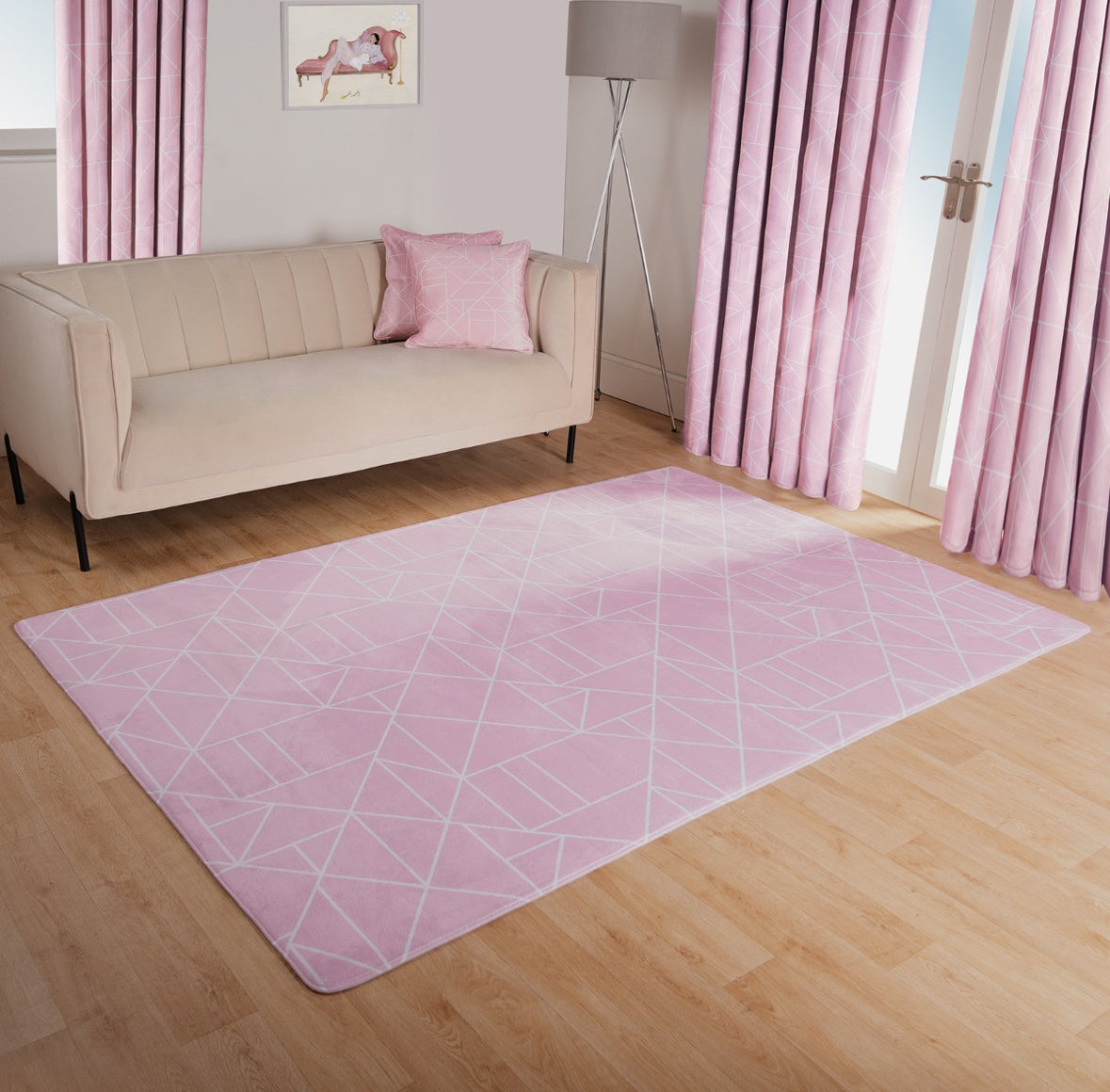 Geometric Printed Rug 🇨🇳