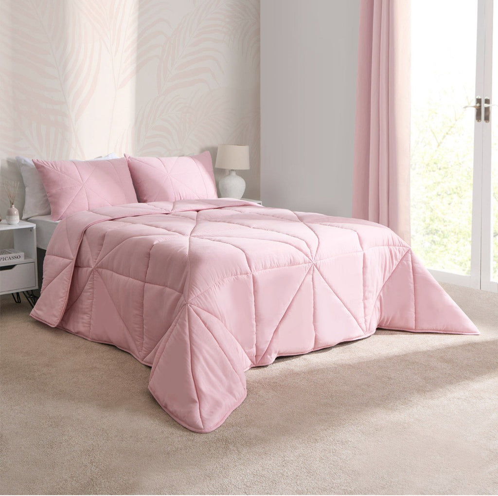 Coverless Geo Quilted 7.5 Tog Duvet Set 🇬🇧