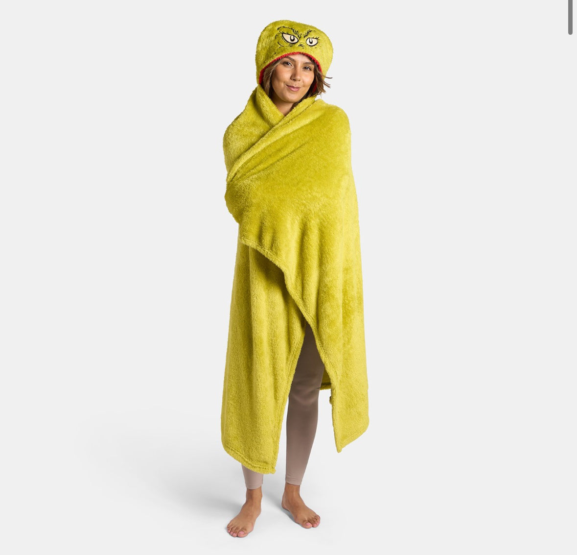 The Grinch Hooded Throw - Green 🇬🇧
