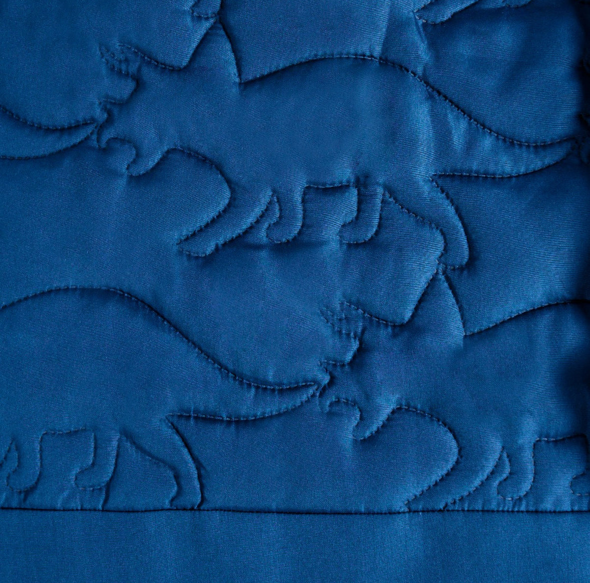 Kids Pinsonic Dino Panel Duvet Set, Navy - Single 🇬🇧