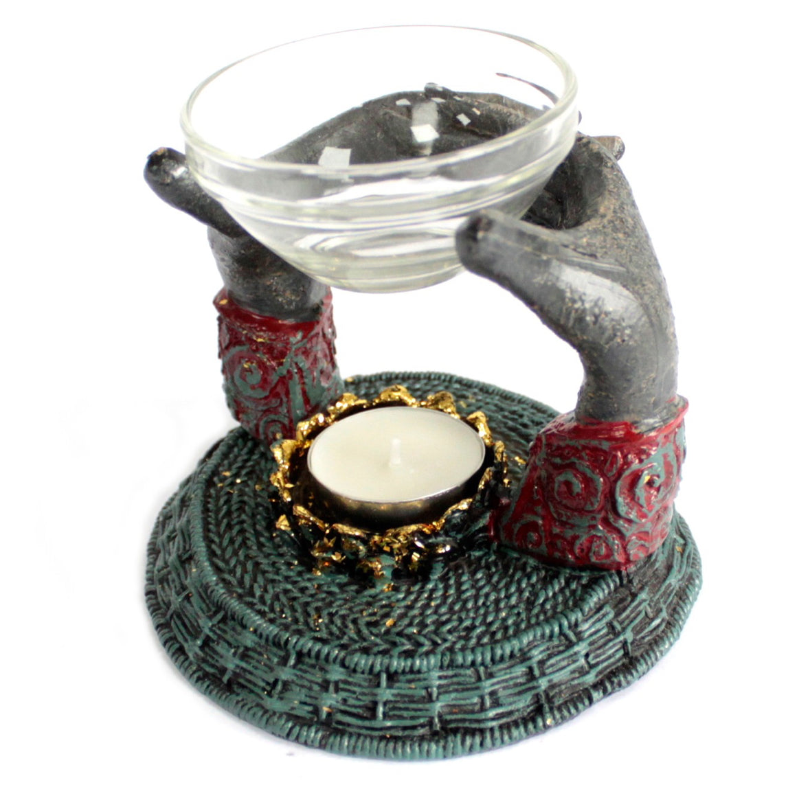 Antique Buddha - Offering Hands Oil Burner 🇬🇧