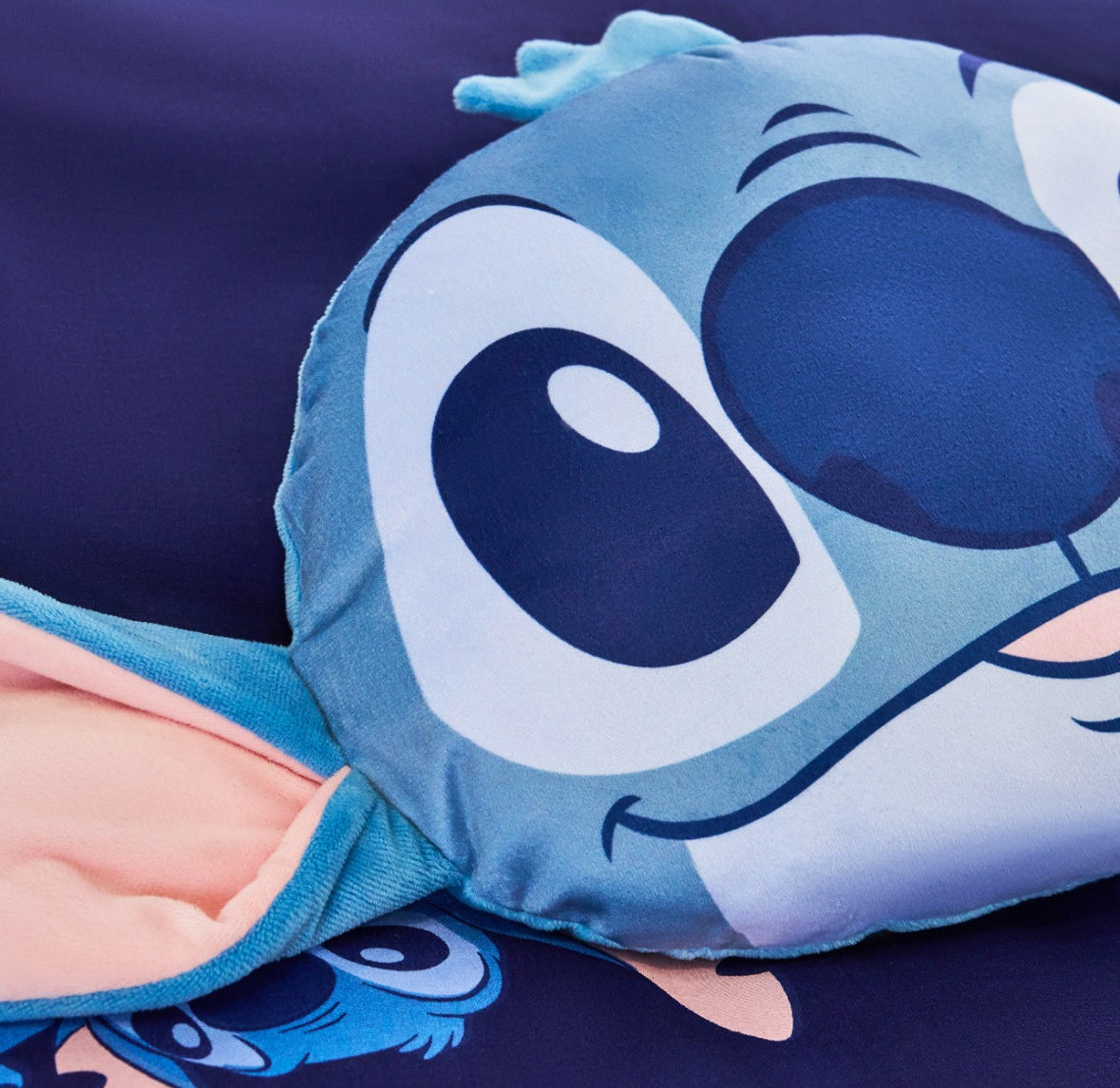 Stitch Shaped Cushion - Blue 🇬🇧