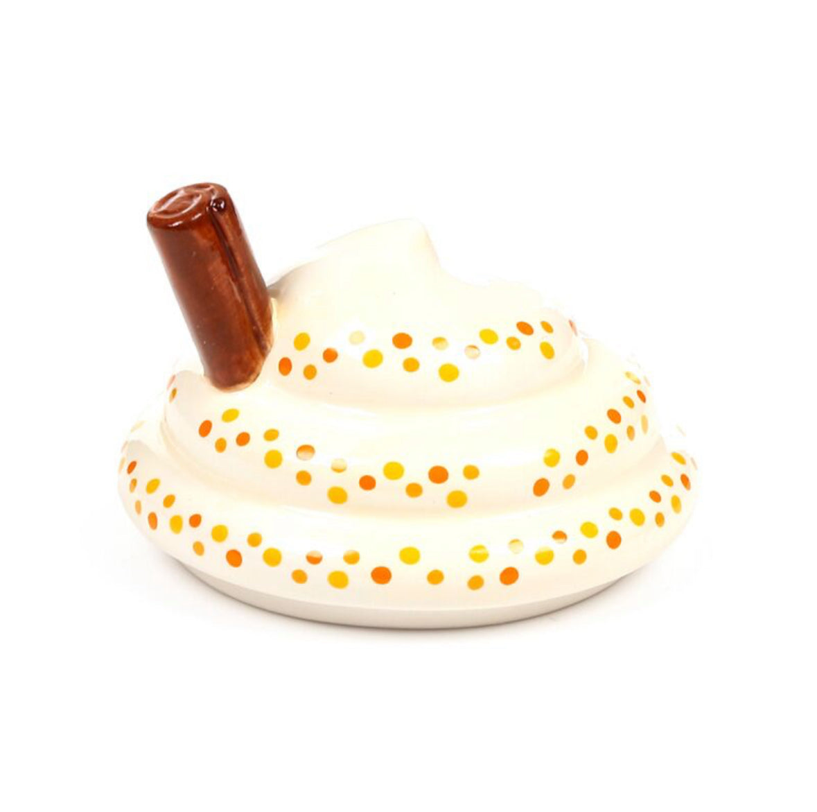 Ceramic Lidded Mug - Hazel the Pumpkin Spiced Latte Foodiemals 🇬🇧