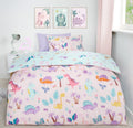 Kids Dinosaur Print Reversible Duvet Cover Set - Single 🇬🇧