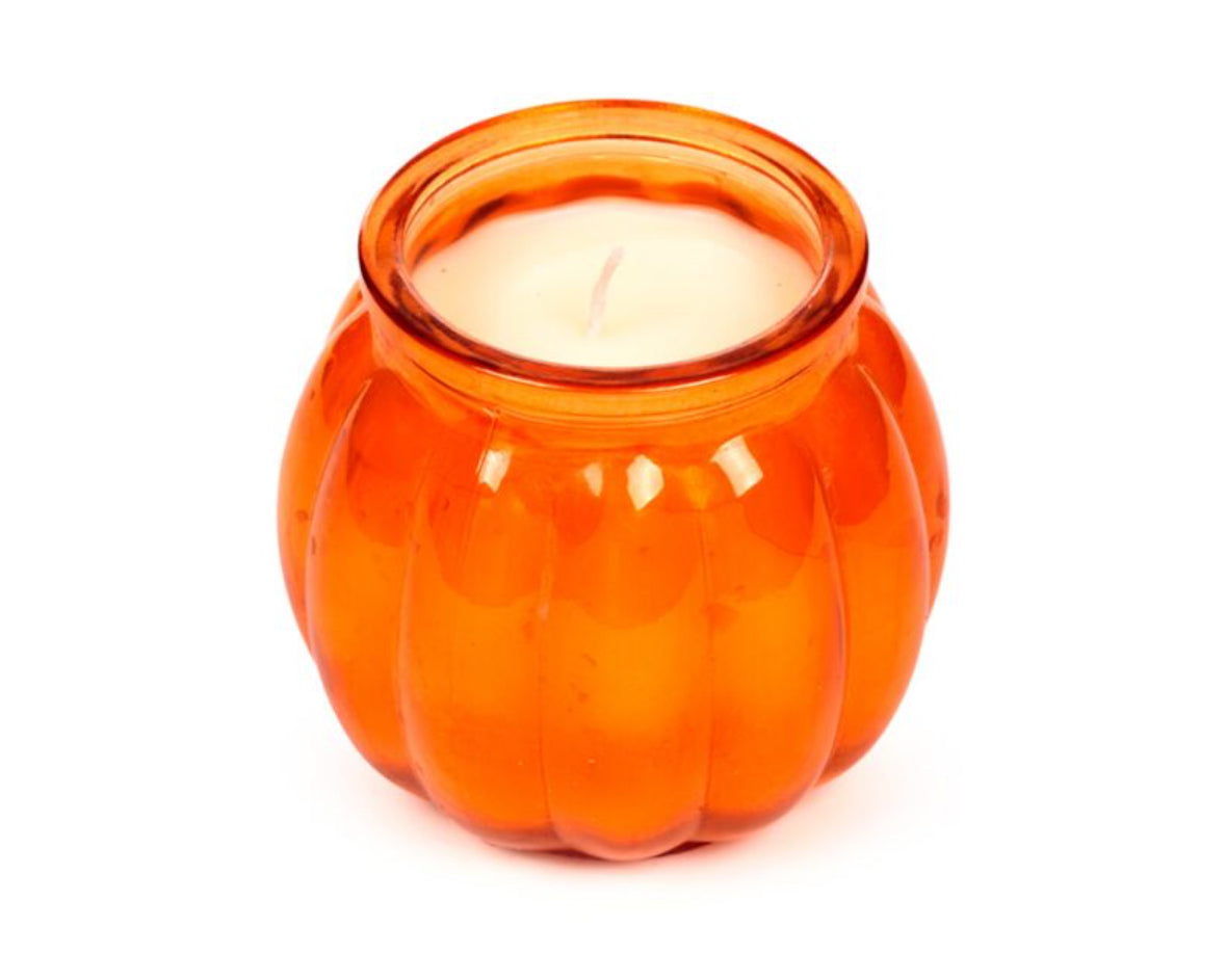 Shaped Glass Candle Jar - Autumn Harvest Pumpkin Spice 🇬🇧