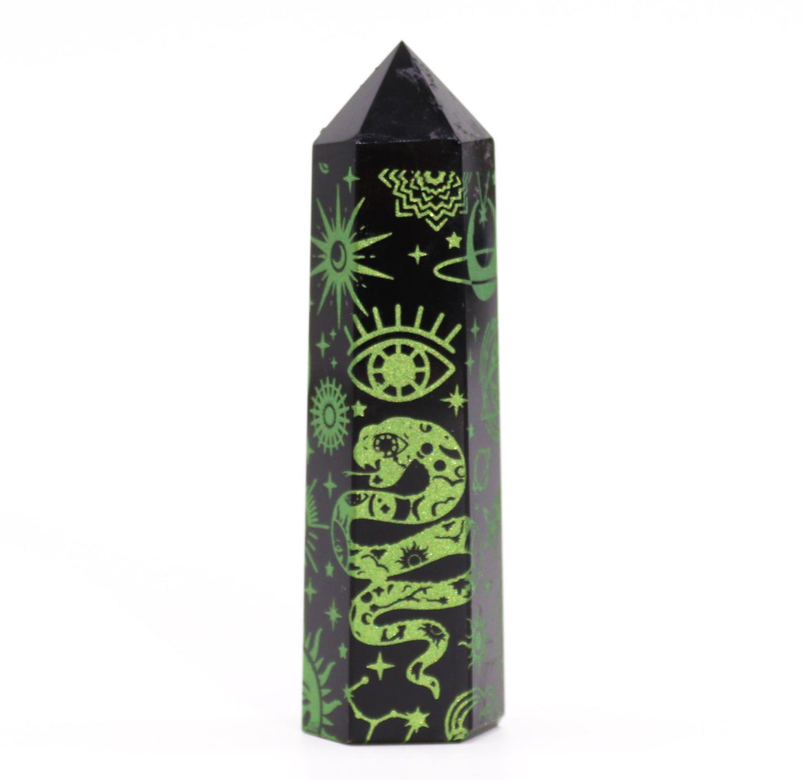 Black Obsidian Point - Mystic Story - Forest Green 🇬🇧