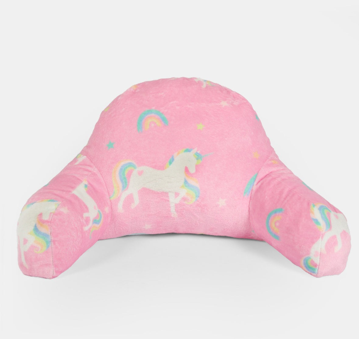 Kids Unicorn Fleece Cuddle Cushion - Pink 🇬🇧